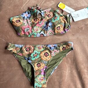 Talitha Floral Keyhole Tank Set Girls 16